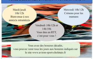 L'Aviron à votre rythme !