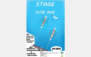 Stage jeunes Toussaint