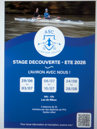 LES STAGES D'ETE à L'ASC, VIENS TESTER!