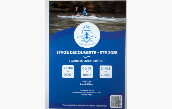 LES STAGES D'ETE à L'ASC, VIENS TESTER!